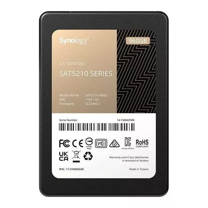 Synology Dysk SSD SATA 2,5 960GB 7mm SAT5210-960G