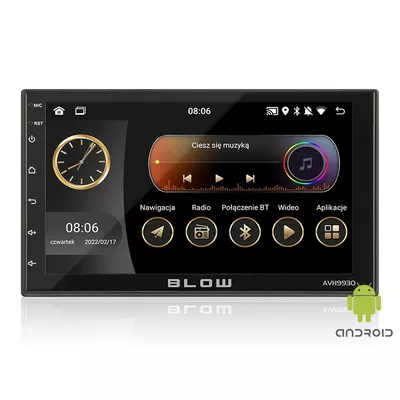 BLOW Radio samochodowe AVH-9930 2DIN 7cal GPS