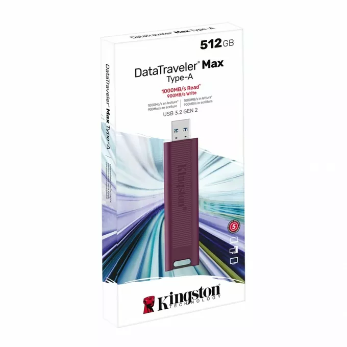 Kingston Pendrive Data Traveler MAX A 512GB USB-A 3.2 Gen2