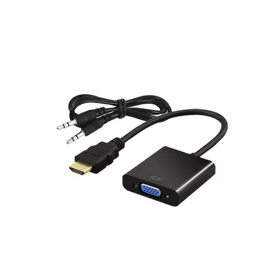 Savio Adapter HDMI (M) - VGA (F) z audio, CL-23/B