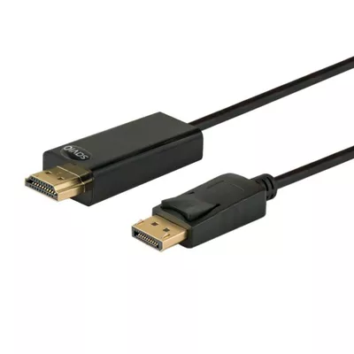 Savio Kabel DisplayPort (M) - HDMI (M) 1,5m, CL-56