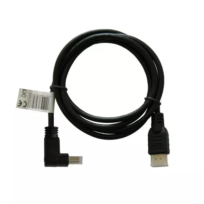 Savio Kabel HDMI kątowy złoty v1.4 3D, 4Kx2K, 1.5m, CL-04