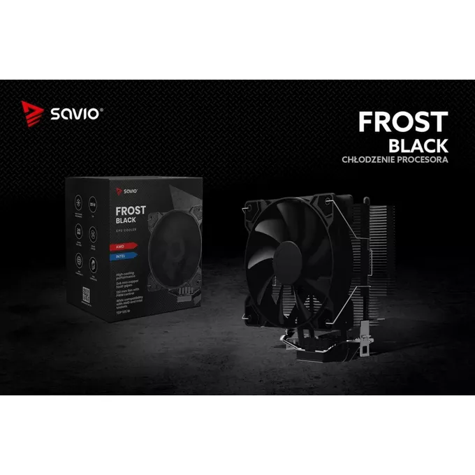 Savio Chłodzenie procesora CPU Frost Black