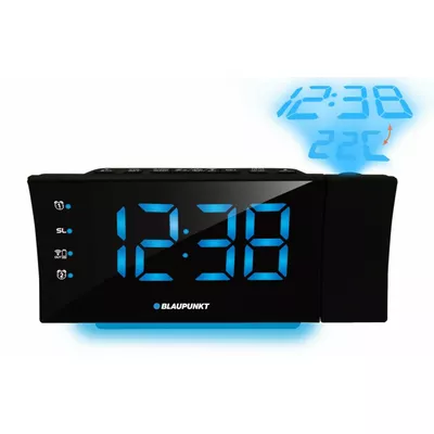 Blaupunkt Radiobudzik z projektorem i ładowaniem USB CRP81USB