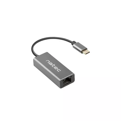 Natec Karta sieciowa Cricket USB-C 3.1 - RJ-45 1Gb na kablu