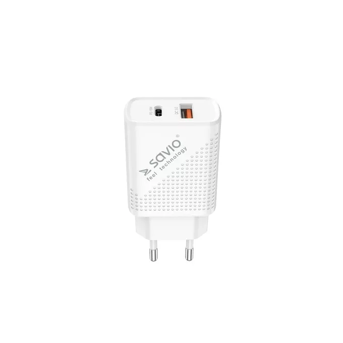 Savio Ładowarka sieciowa USB Quick Charge, Power Delivery 3.0, 18W LA-05