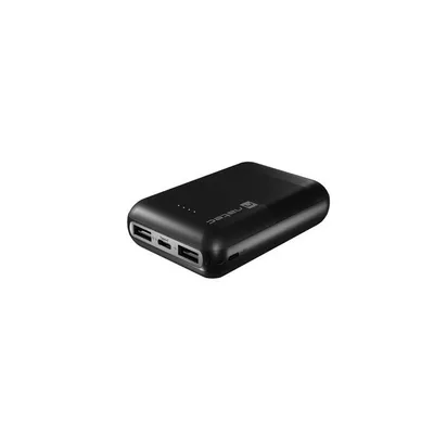 Natec Powerbank Trevi Compact 10000mAh 2x USB + USB-C Czarny