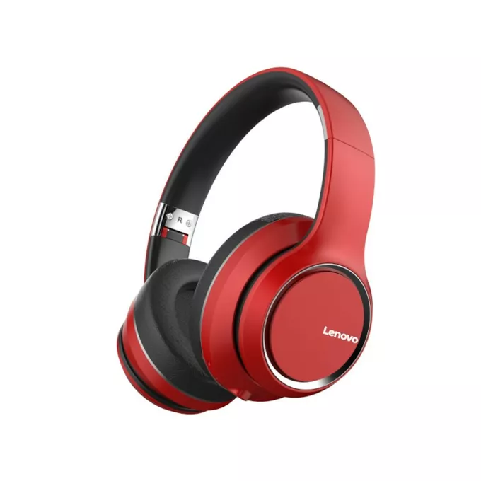 Lenovo Słuchawki nauszne bluetooth HD200 Czerwone