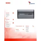 Adata Dysk zewnętrzny SSD SE880 1TB USB3.2A/C Gen2x2