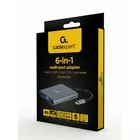 Gembird Adapter USB-C Hub HDMI USB-C PD VGA USB 3.0 Audio Card