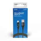 Savio Kabel USB - USB C z wyświetlaczem, 60W, 1m, CL-172