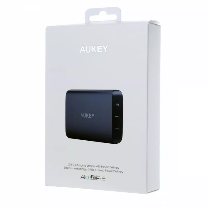 AUKEY Ładowarka sieciowa PA-Y12 3xUSB Power Delivery 3.0 7.8A 72W