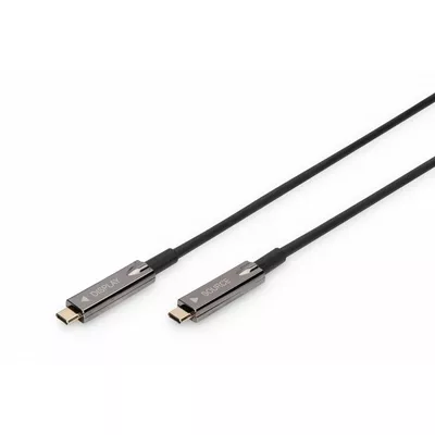 Digitus Kabel połączeniowy hybrydowy AOC USB 3.1 Typ C/USB Typ C 4K 60Hz 15m