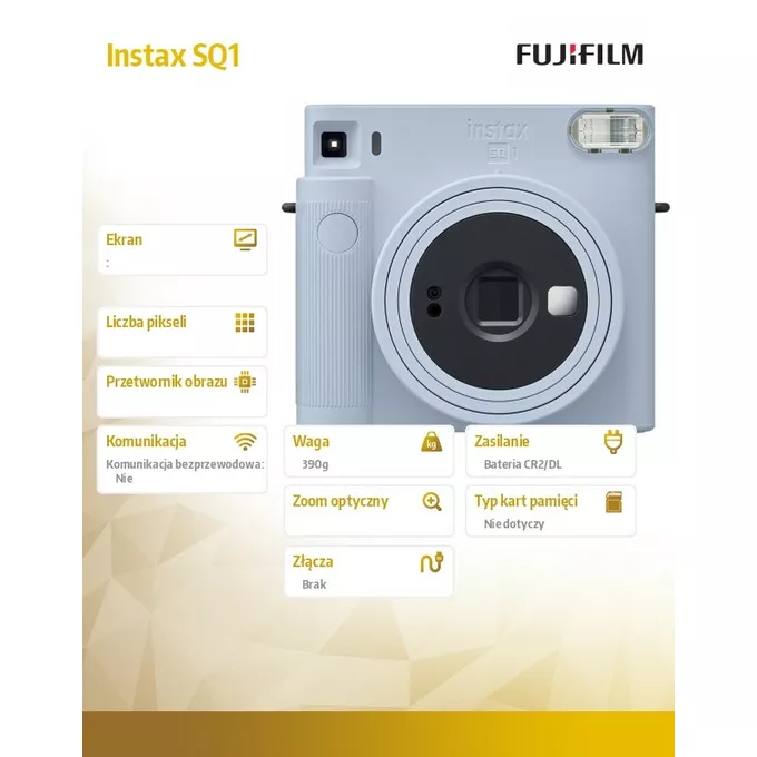 Fujifilm Aparat Instax SQ1 niebieski
