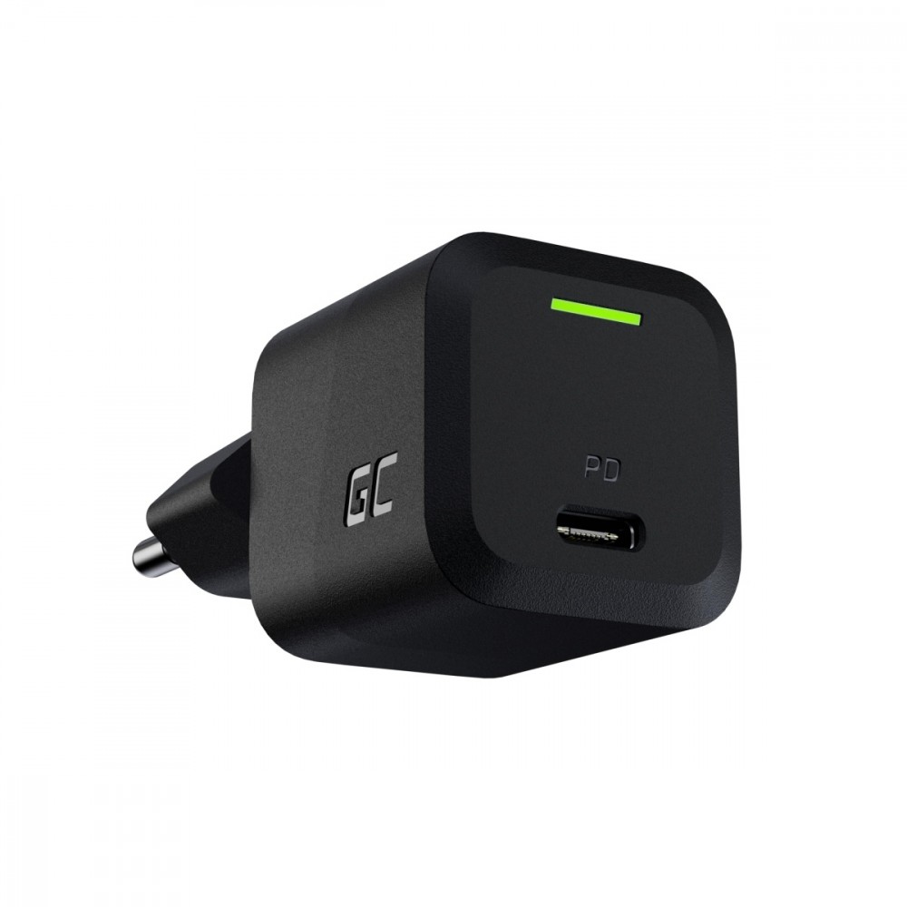 Green Cell Ładowarka GC PowerGaN 33W PD 3.0 QC 3.0 USB-C czarna
