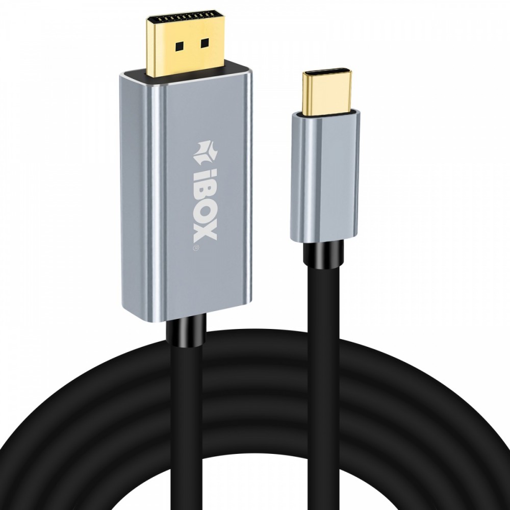Фото - Кабель iBOX Kabel USB-C DisplayPort ITVCDP4K AKIBXKUITVCDP4K 