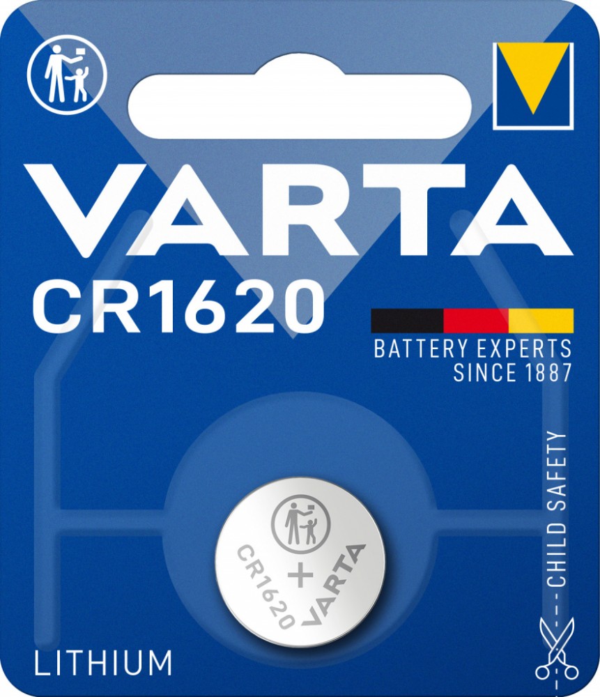 Фото - Акумулятор / батарейка Varta Baterie litowe CR1620 10pack AZVARUB16CR1620 