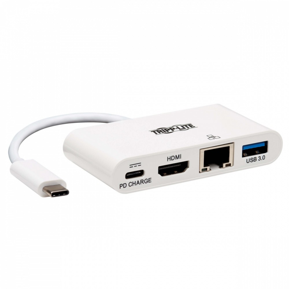 Фото - Кабель Eaton Wieloportowy adapter USB-C 4K HDMI, port USB-A, GbE, ładowanie PD 60 