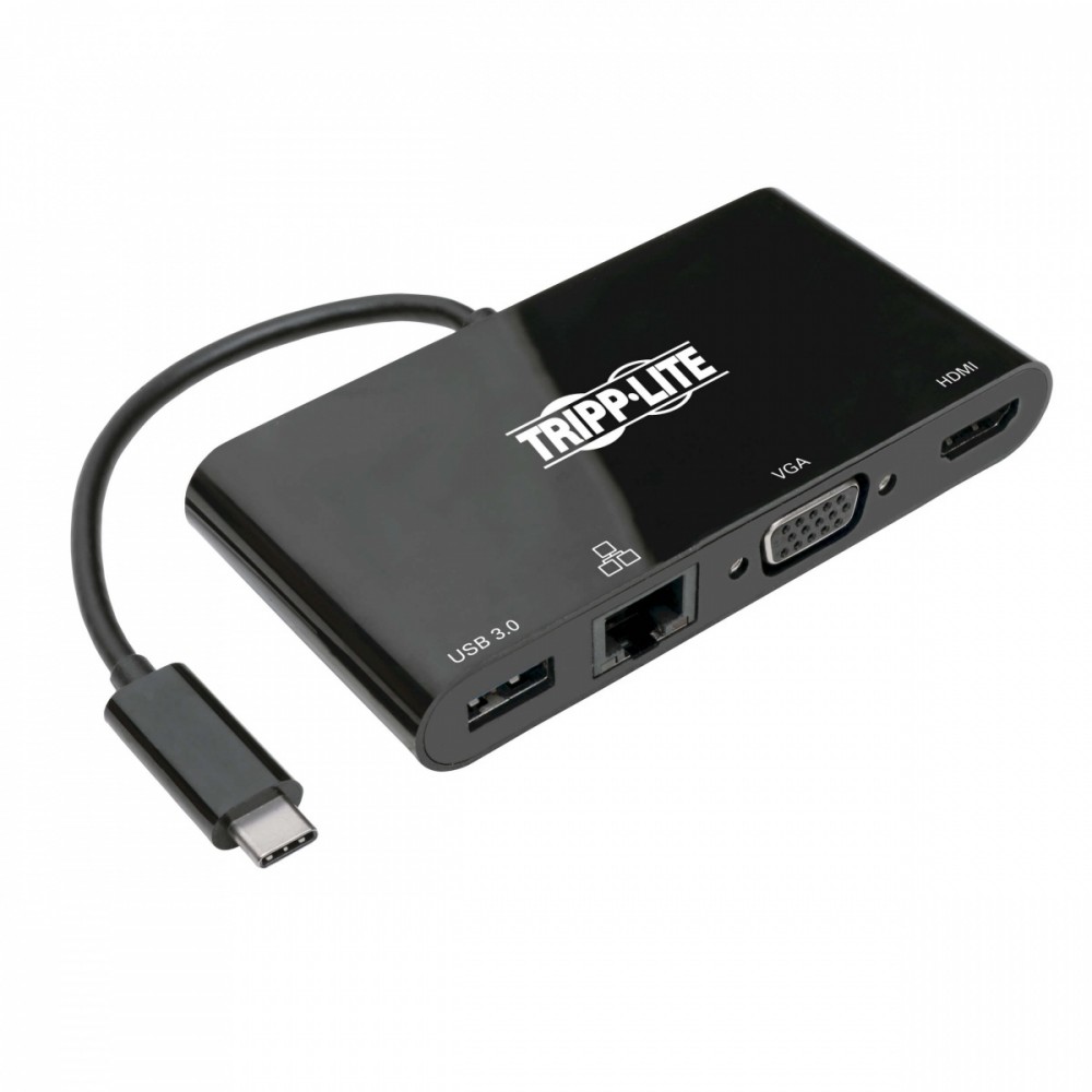 Фото - Кабель Eaton Wieloportowy adapter USB-C 4K HDMI, VGA, USB-A, GbE, HDCP U444-06N-H 