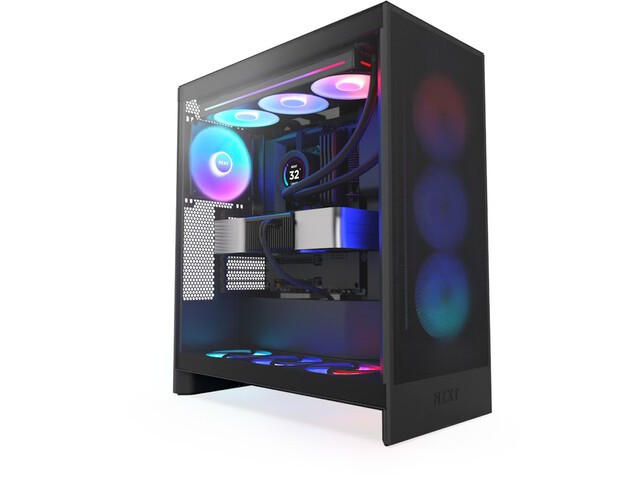 NZXT H7 Flow RGB 2024 okno Czarny