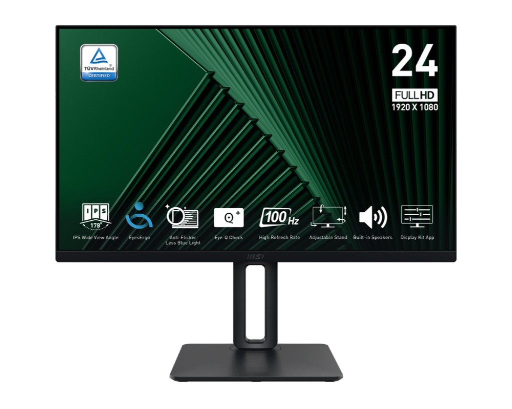 MSI PRO MP245PG 24" Full HD IPS 100Hz 1ms MPRT