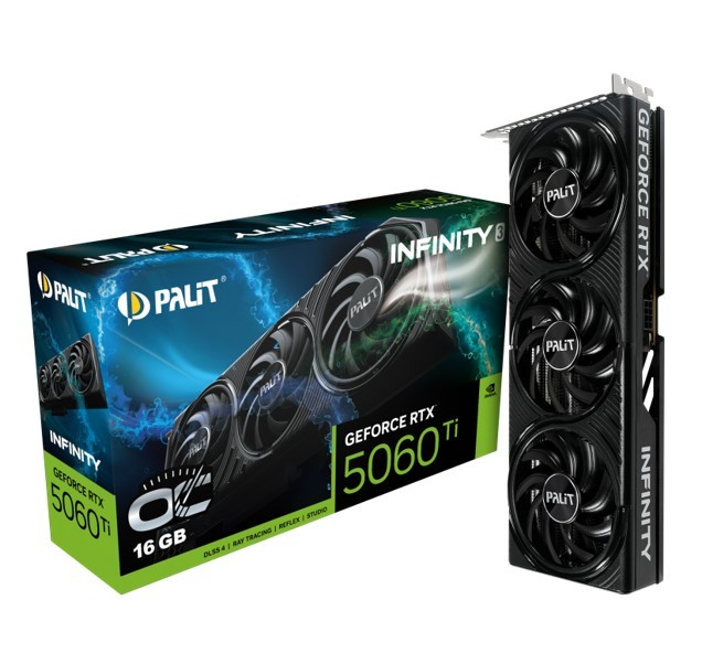 Palit GeForce RTX 5060 Ti Infinity 3 OC 16GB GDDR7 128bit DLSS 4