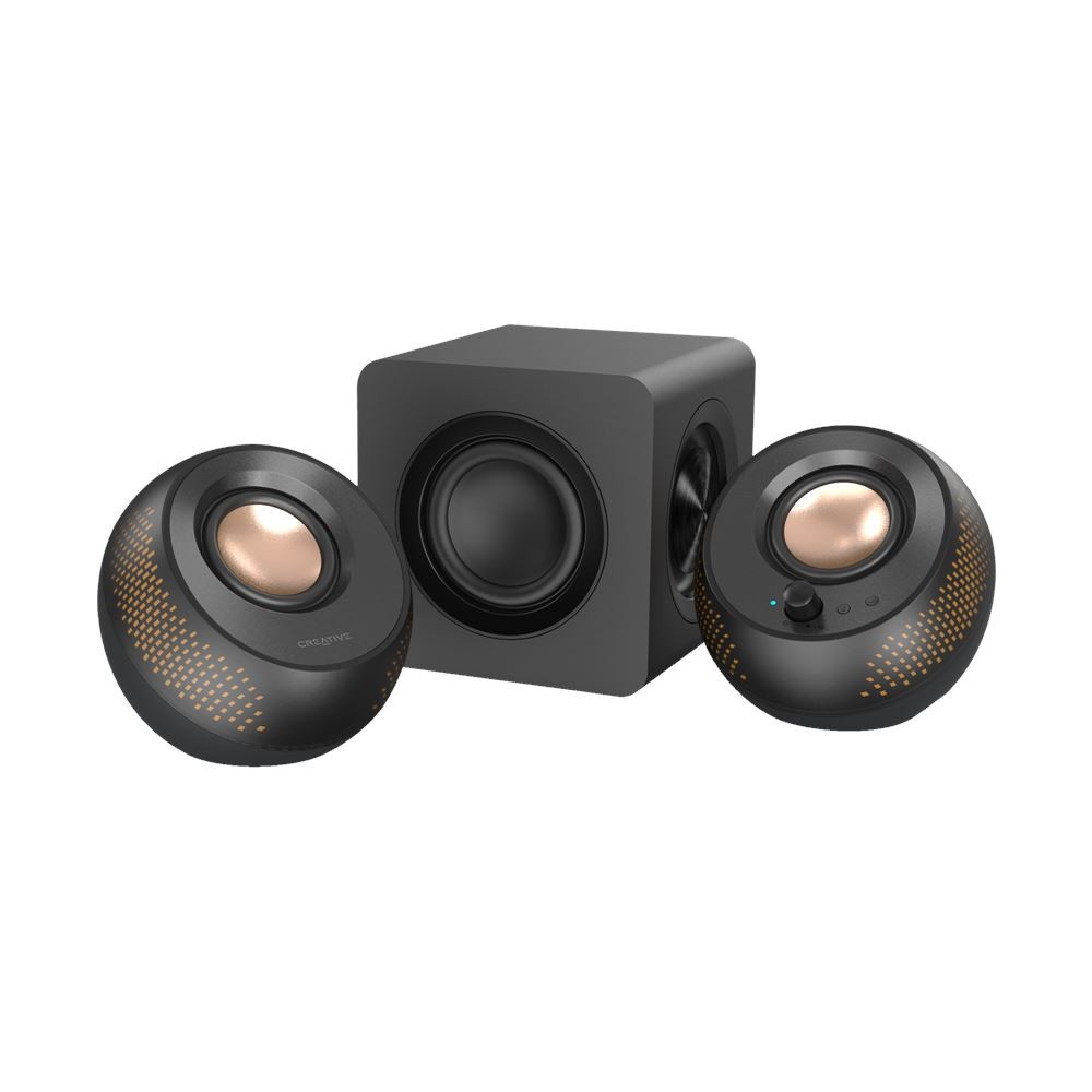 Głośniki 2.0 Creative Pebble X Plus czarne Bluetooth 30 W