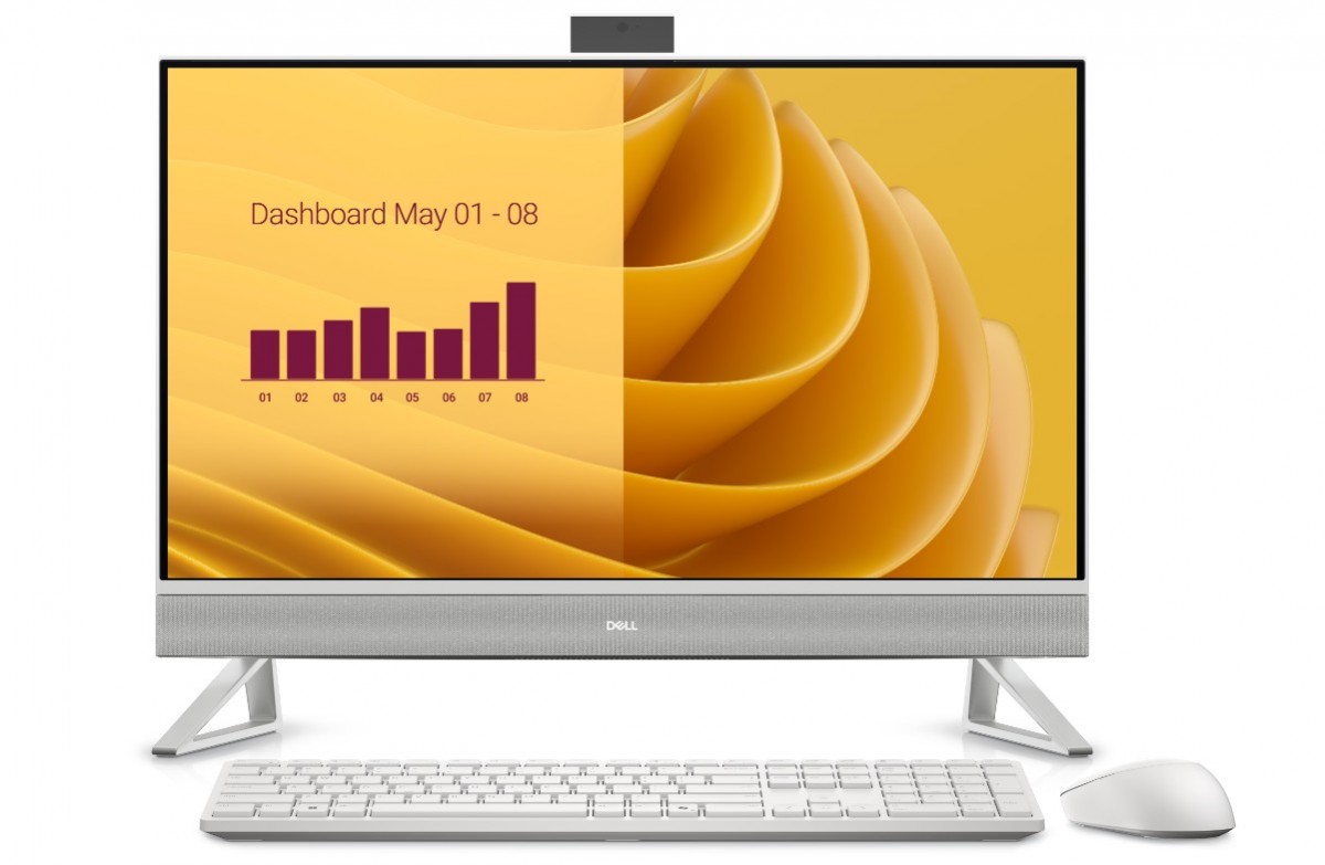 Dell Komputer Dell 27 All-in-One EC27250 Win11Pro CORE 7-150U/32GB/2TB/27.0 FHD/Intel Graphics/Cam/WLAN + BT/Backlit Kb/3Y ProSupport