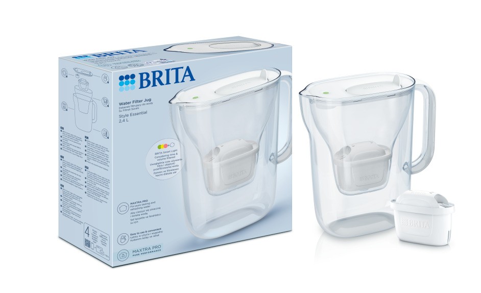 Brita Style Essential 2,4l 1 wkład Biały