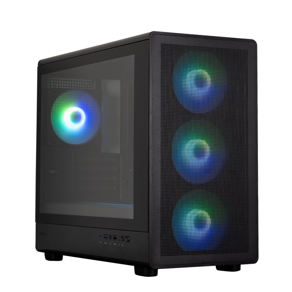 Zalman Obudowa M5 BLACK mATX Mini Tower 4xFans ARGB