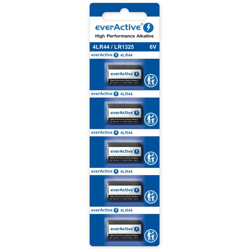 everActive Bateria alkaliczna LR44/LR1325/544A blister 5 szt.