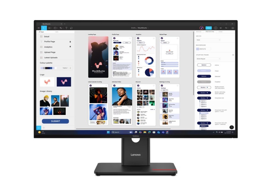 Lenovo Monitor ThinkVision T32UD-40 31.5 cala 64B0GAT1EU