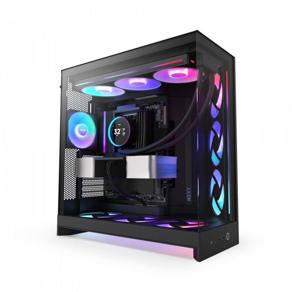 NZXT H9 Flow RGB 2025 Czarny