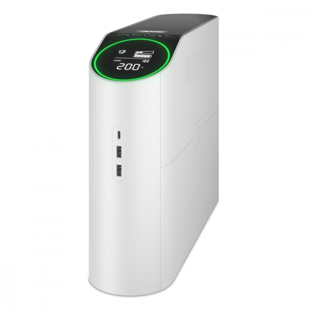 APC Zasilacz awaryjny BGM2200-GR Back-UPS Pro 2200VA do gier, 230V, czysta sinusoida LCD, Biały, Schuko