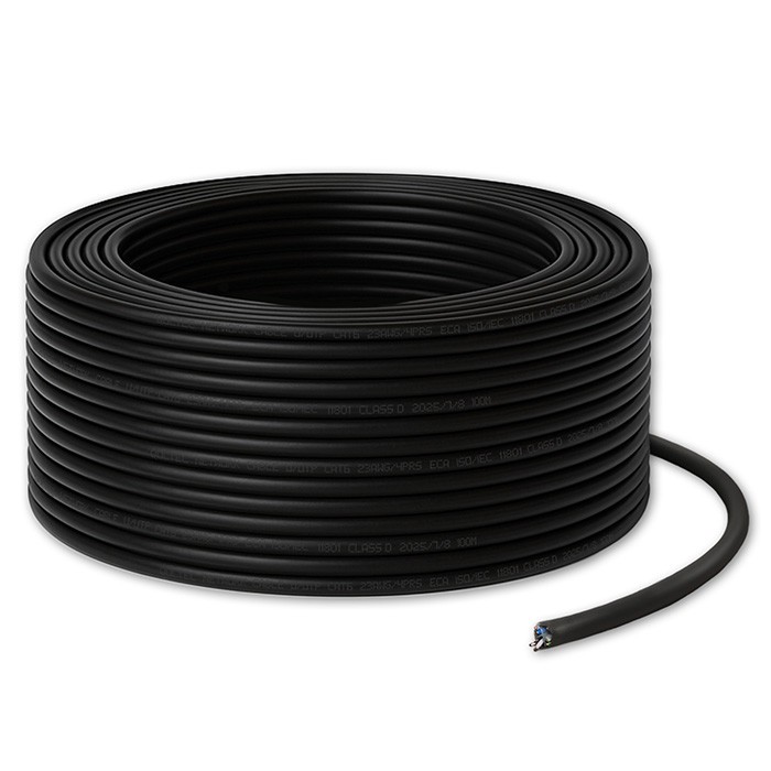Qoltec Kabel patchcord sieciowy skrętka UTP | CAT6 | High speed 1Gb/s | LAN | 100m | Czarny