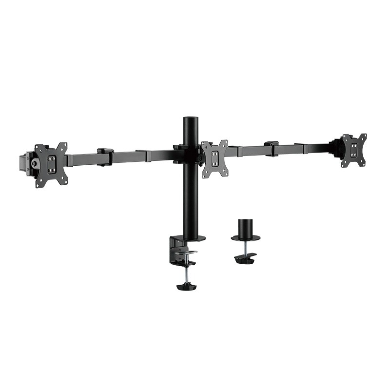 LogiLink Uchwyt na 3 monitory,17 -27 cali, ramie 380mm,3x7kg