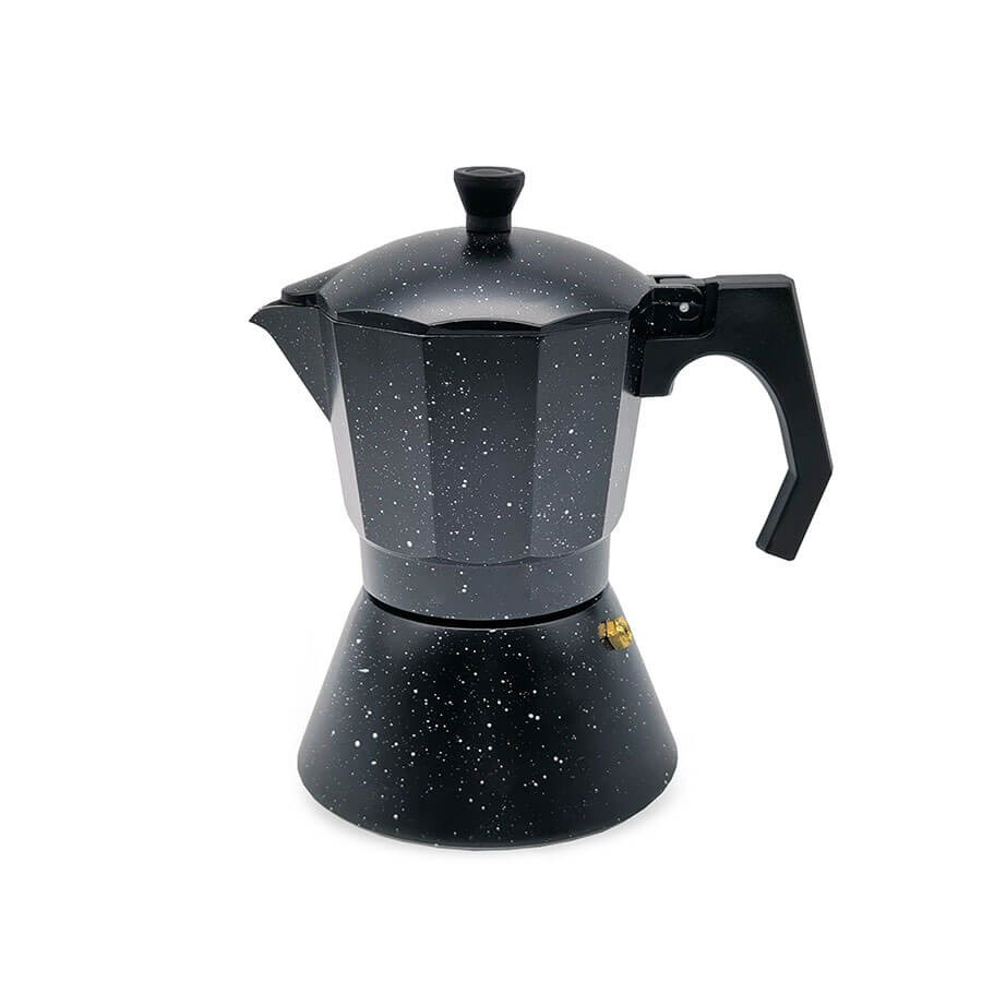 Feel-Maestro Kawiarka espresso/mocha Granite 450 ml, 9 filiżanek MR-1667-9