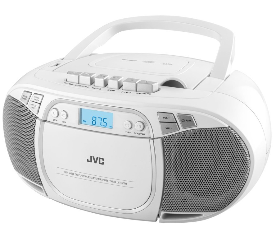 JVC RC-E451W Bluetooth Biały