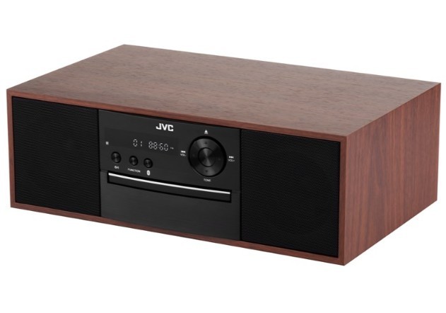 JVC RD-E761 16W Bluetooth Radio FM Czarno-brązowy