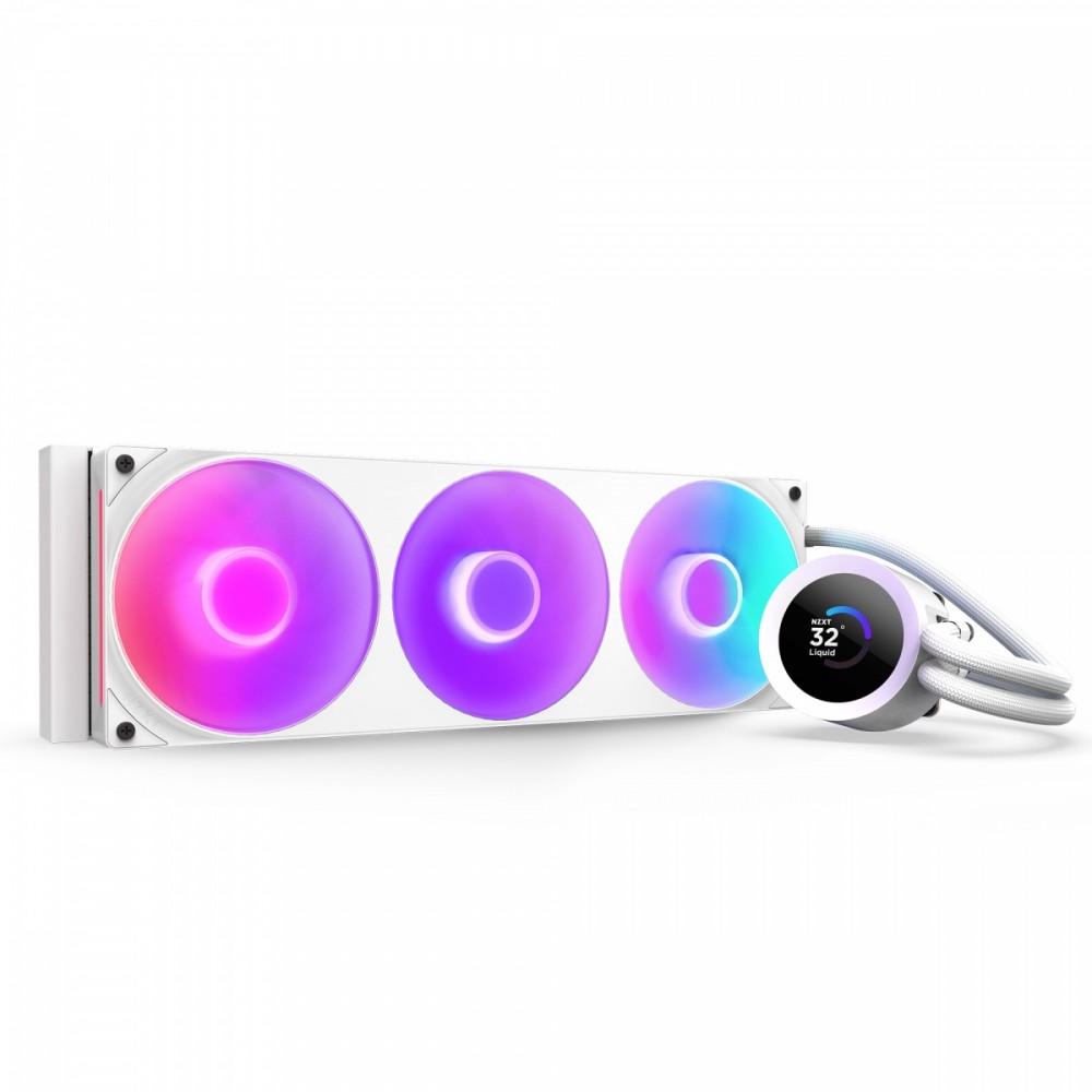 NZXT Kraken Plus 360 RGB Biały