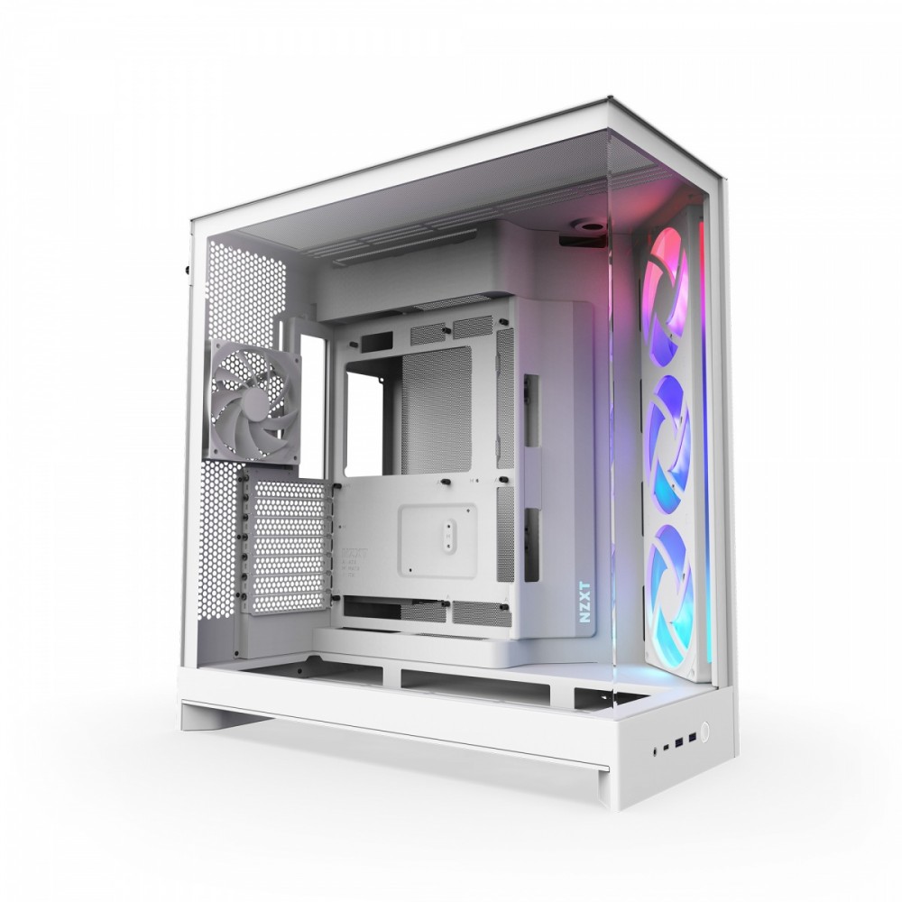 NZXT H9 Flow RGB 2025 Biały