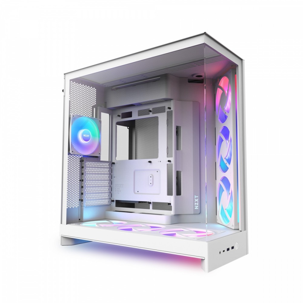 NZXT H9 Flow RGB+ 2025 Biały