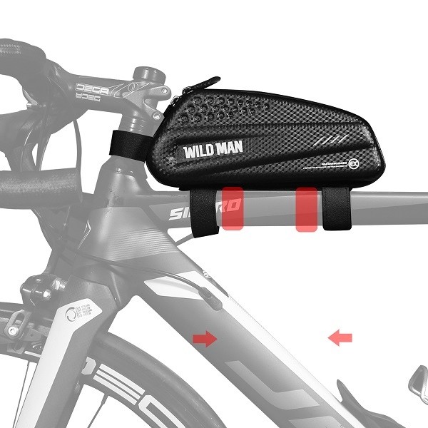 Wildman Etui sakwa na ramę EX 1L uchwyt rower czarny