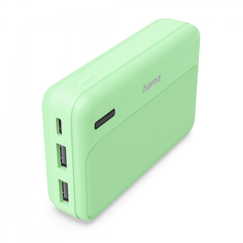 Powerbank HAMA 201771 POWER PACK POCKET 10 10000 ZIELONY Zielony