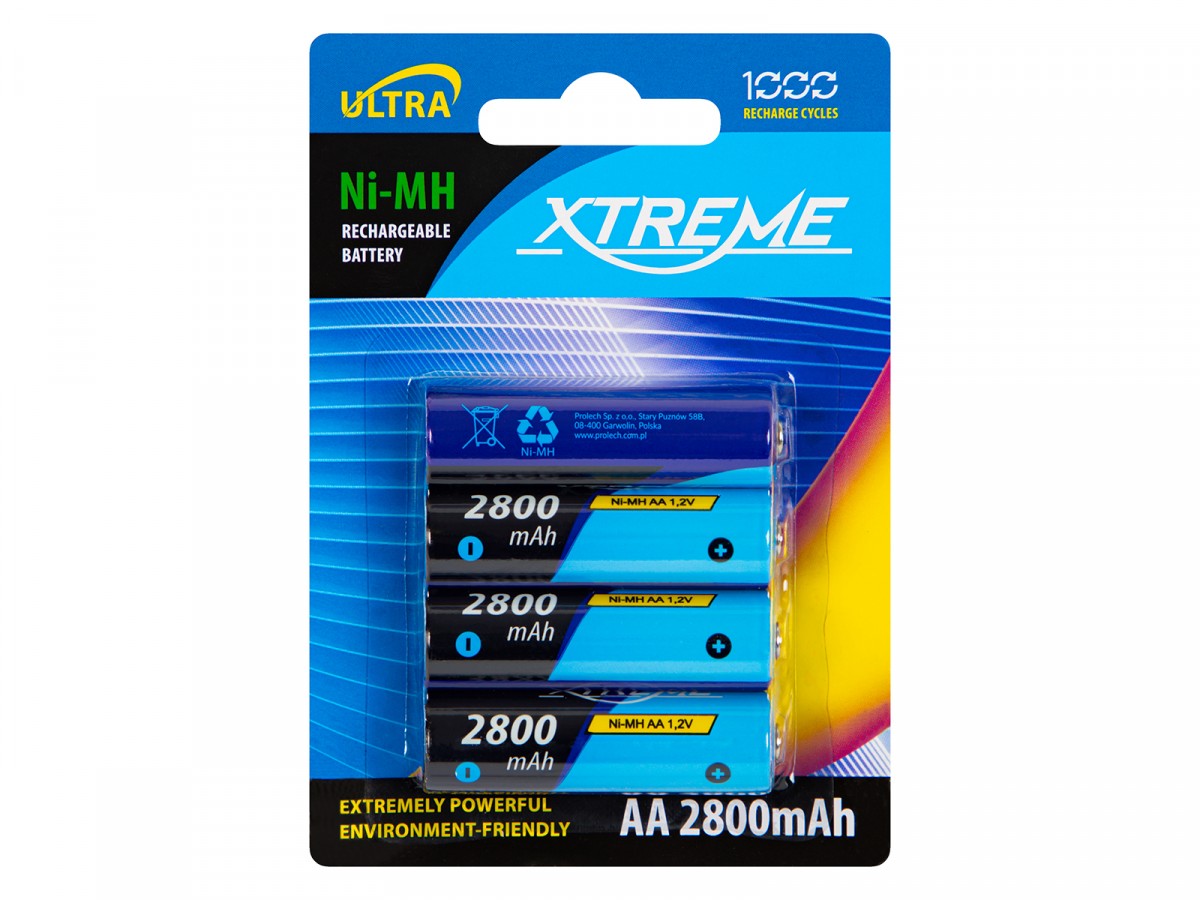BLOW Akumulator R6 NiMH AA 2800mAh XTREME 4 sztuki