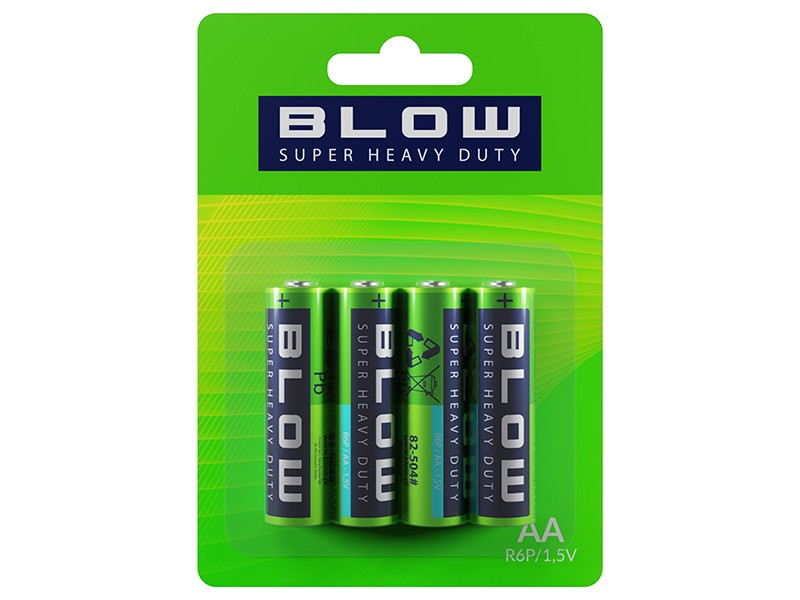 BLOW Bateria AA R06P Super Heavy Duty blister 4 sztuki