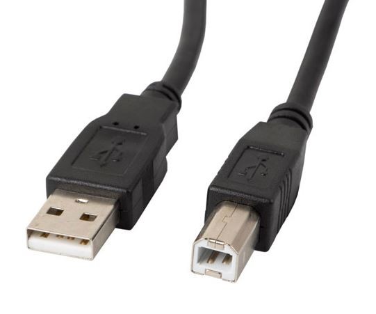 Lanberg Kabel USB-A(M)->USB-B(M) 2.0 0.5M CZARNY