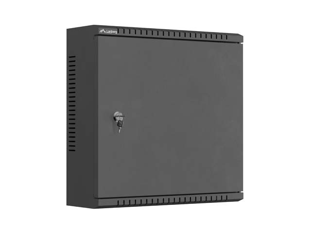 Lanberg Szafa instalacyjna TPR 10 cali z płytą MESH 400x400x140mm czarna (złożona)