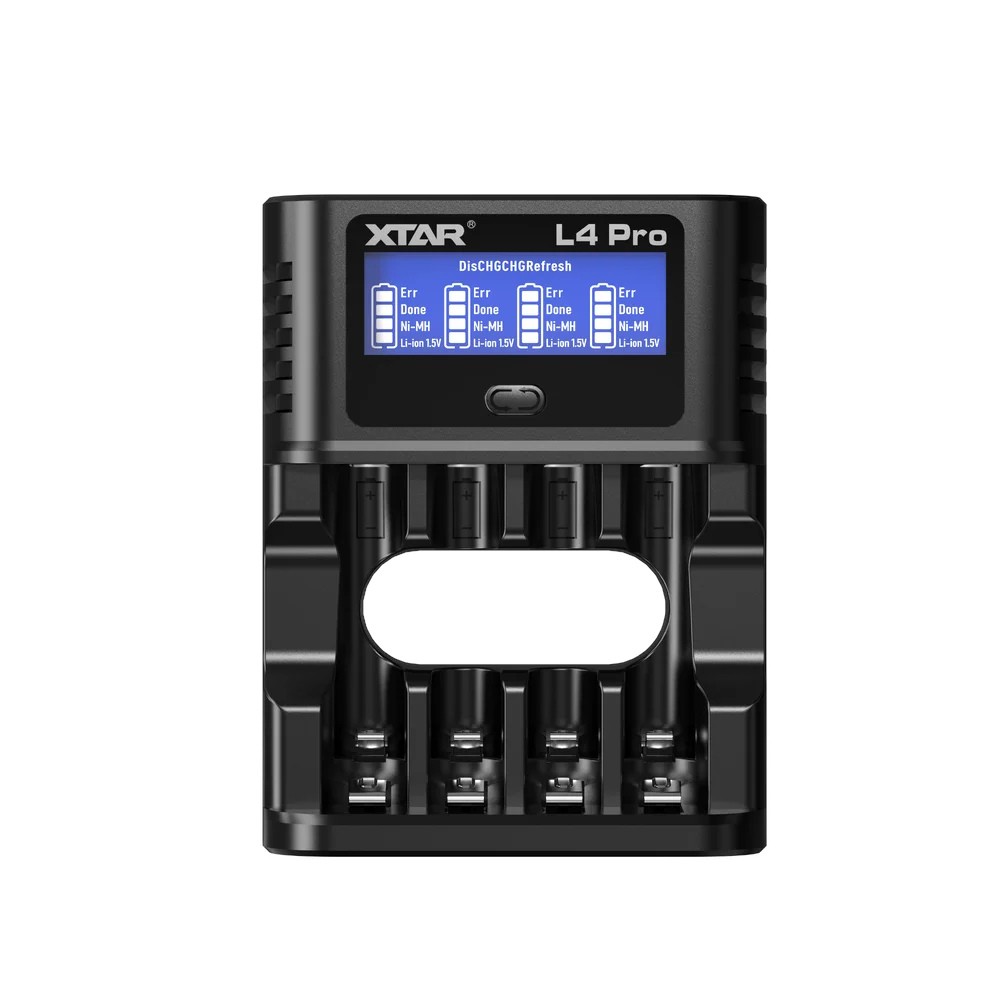 XTAR Ładowarka do akumulatorów Li-ion, Ni-MH XTAR L4PRO