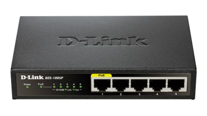 D-Link DES-1005P 5xFE PoE Metal Housing